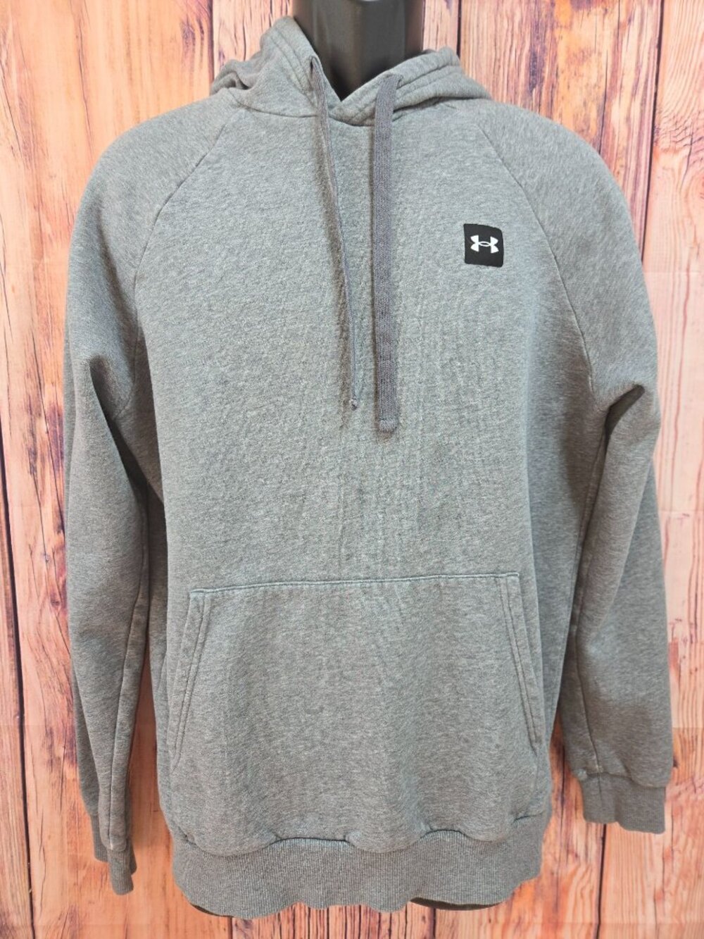 Under Armour Mens Loose Fit Grey Hoodie Medium